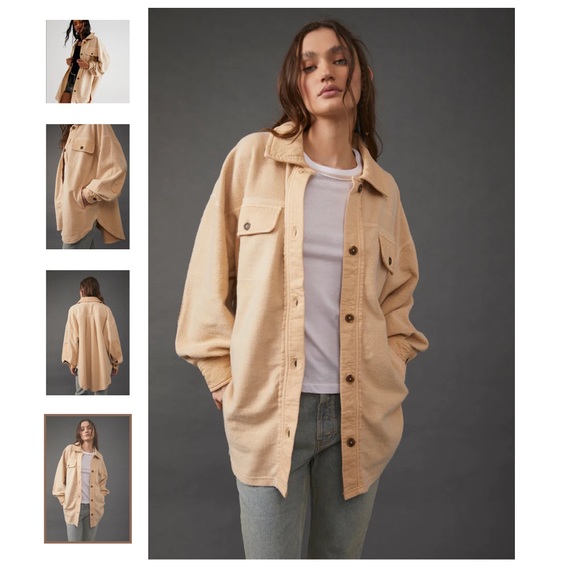 FREE PEOPLE mustard seed ruby shacket size small - Picture 4 of 15